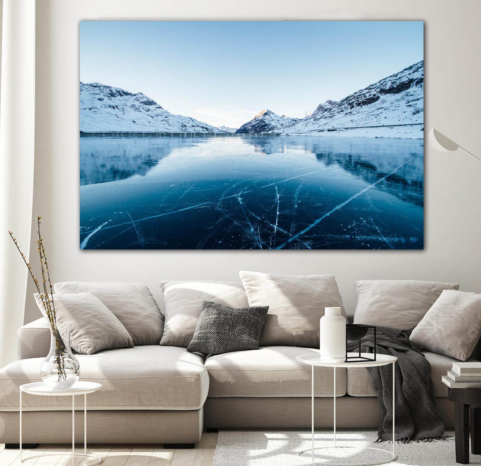 Thin Ice by Pexels on GIANT ART - white landscape