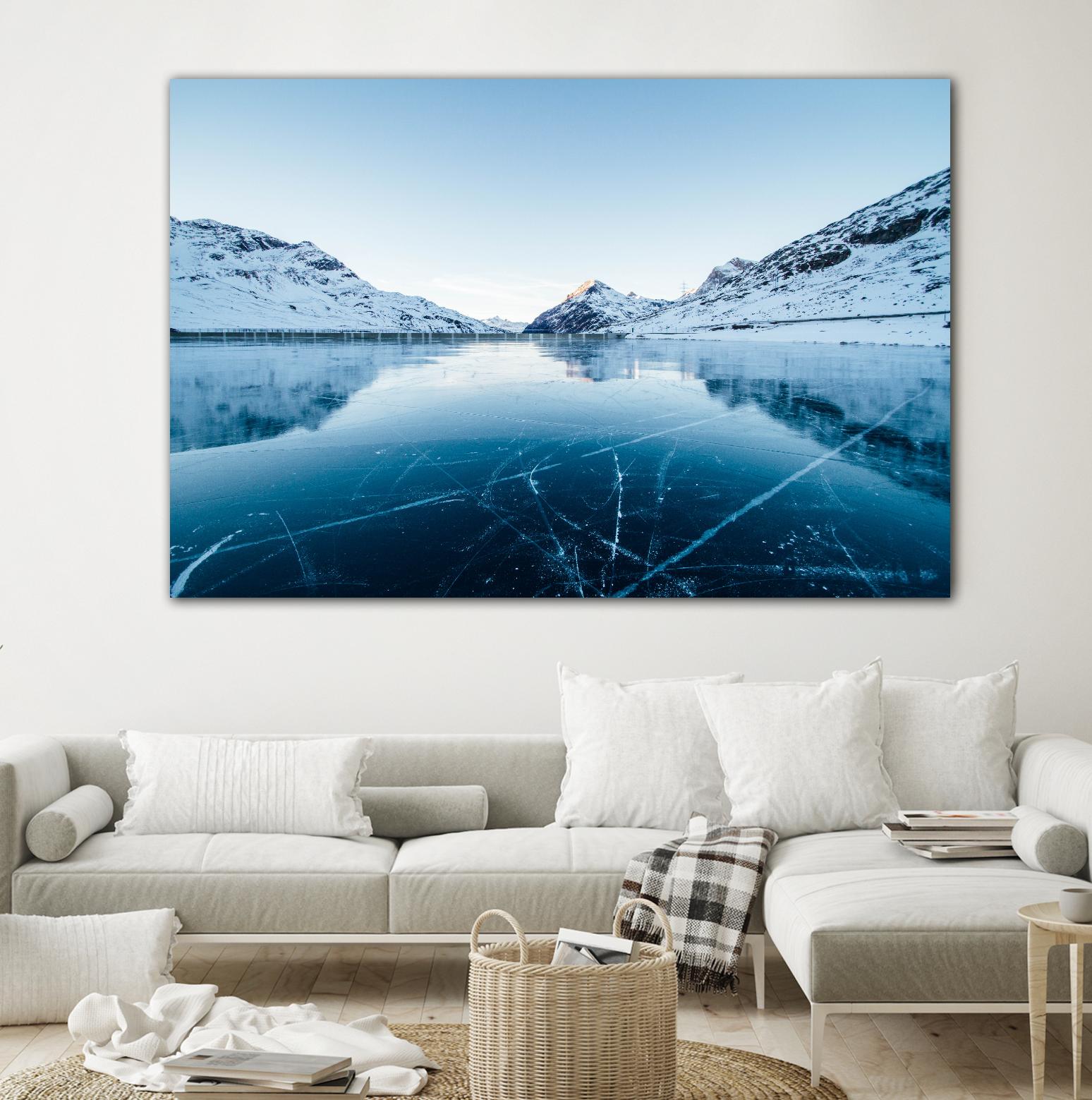 Thin Ice by Pexels on GIANT ART - white landscape