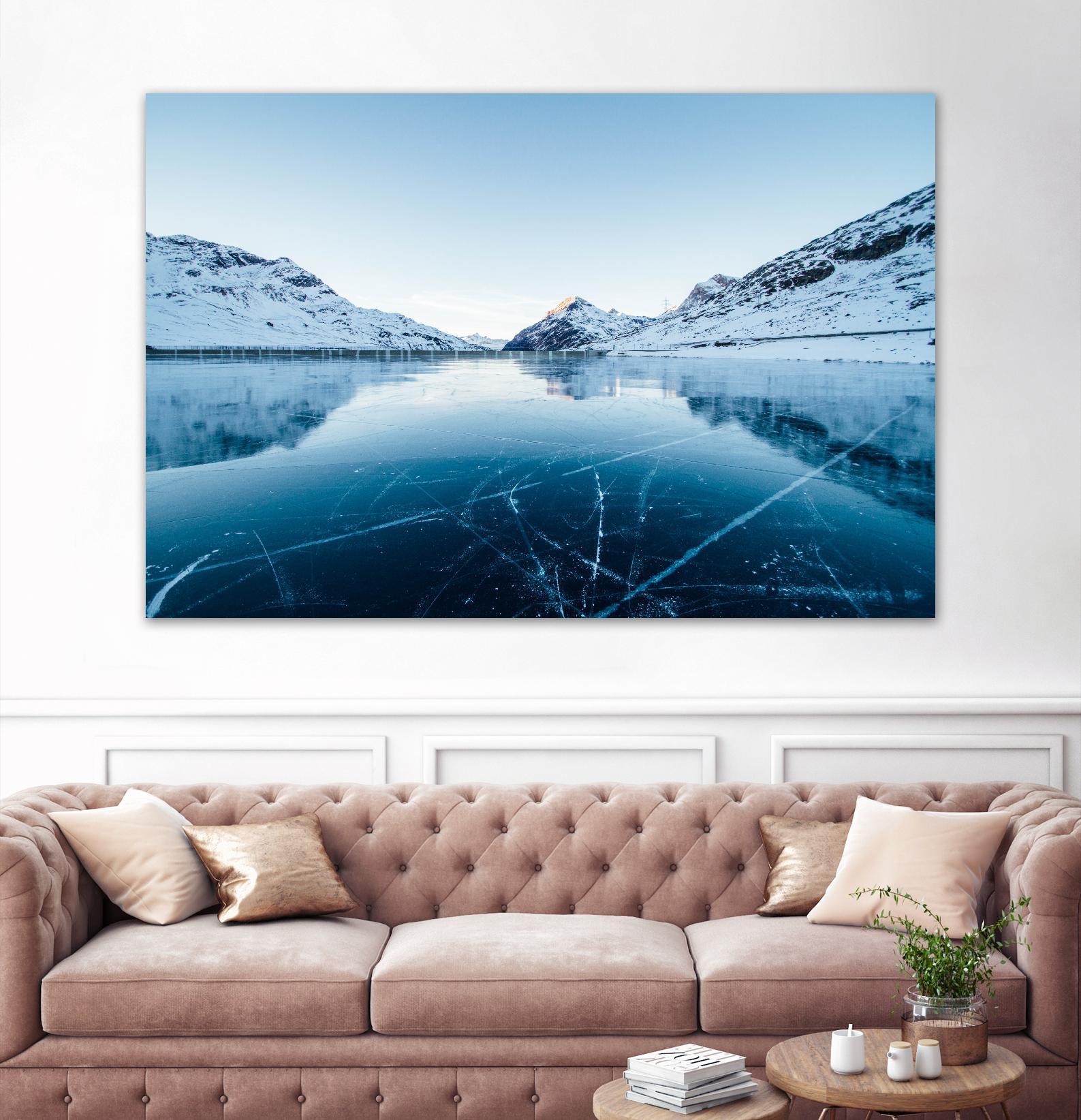 Thin Ice by Pexels on GIANT ART - white landscape