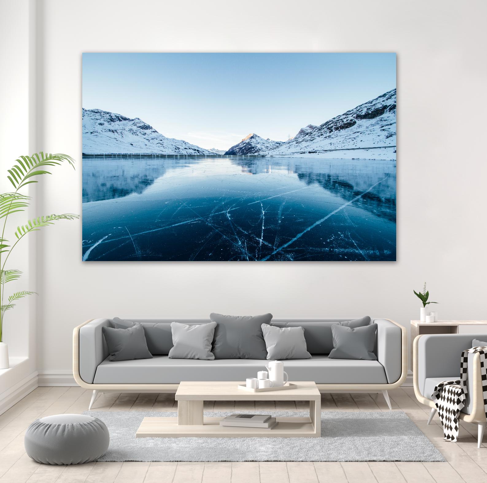 Thin Ice by Pexels on GIANT ART - white landscape