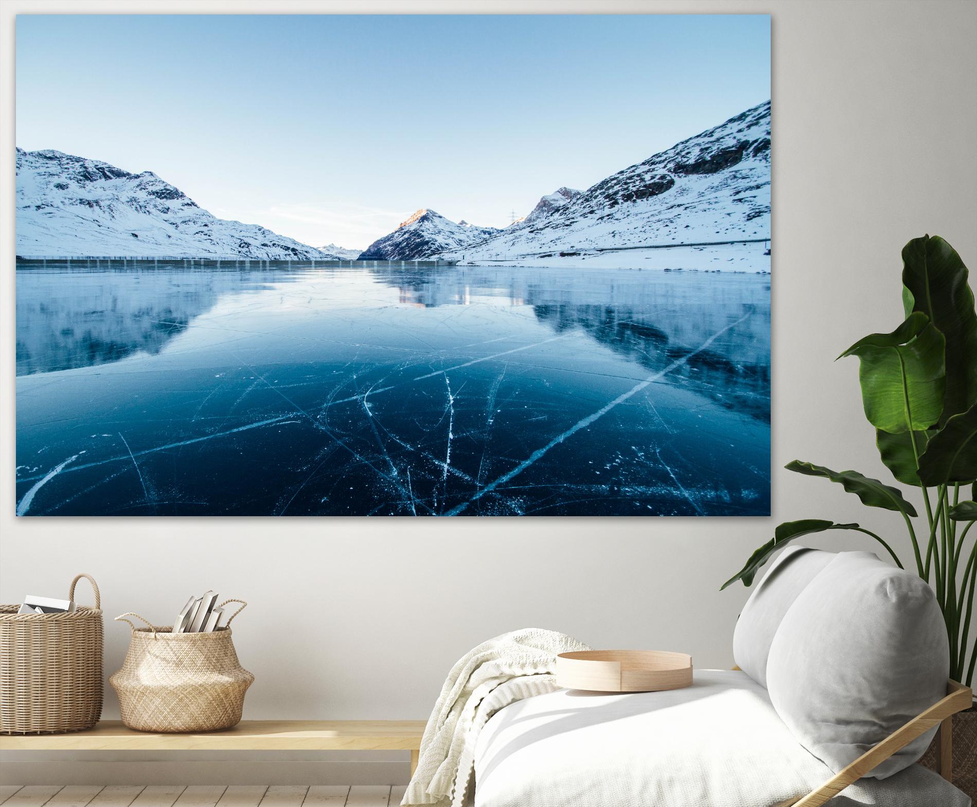 Thin Ice by Pexels on GIANT ART - white landscape