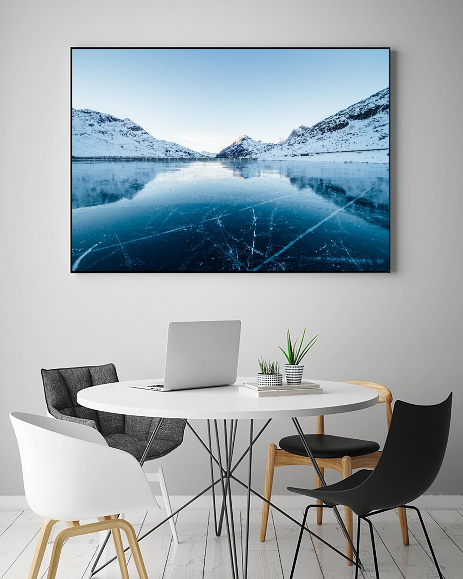 Thin Ice by Pexels on GIANT ART - white landscape