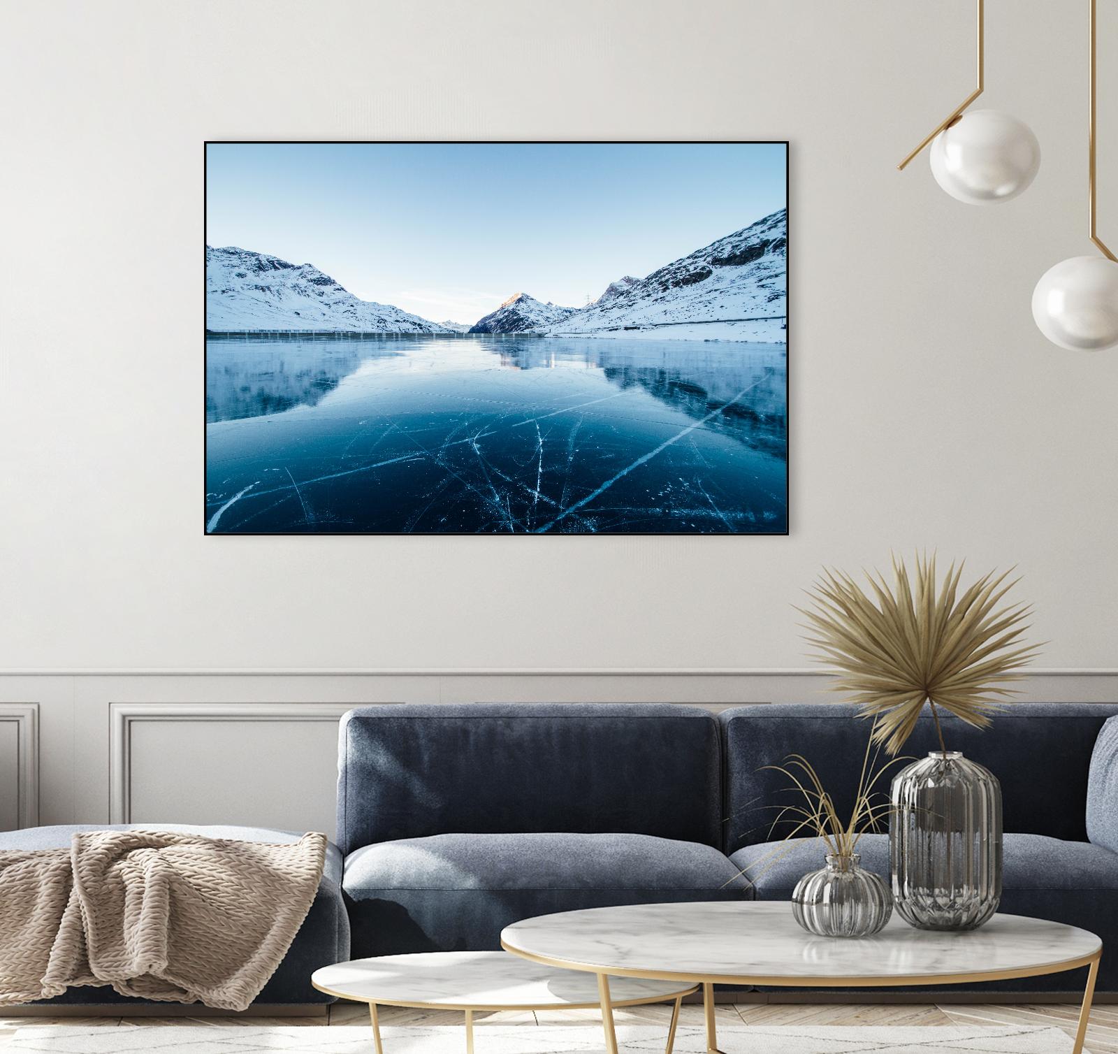 Thin Ice by Pexels on GIANT ART - white landscape