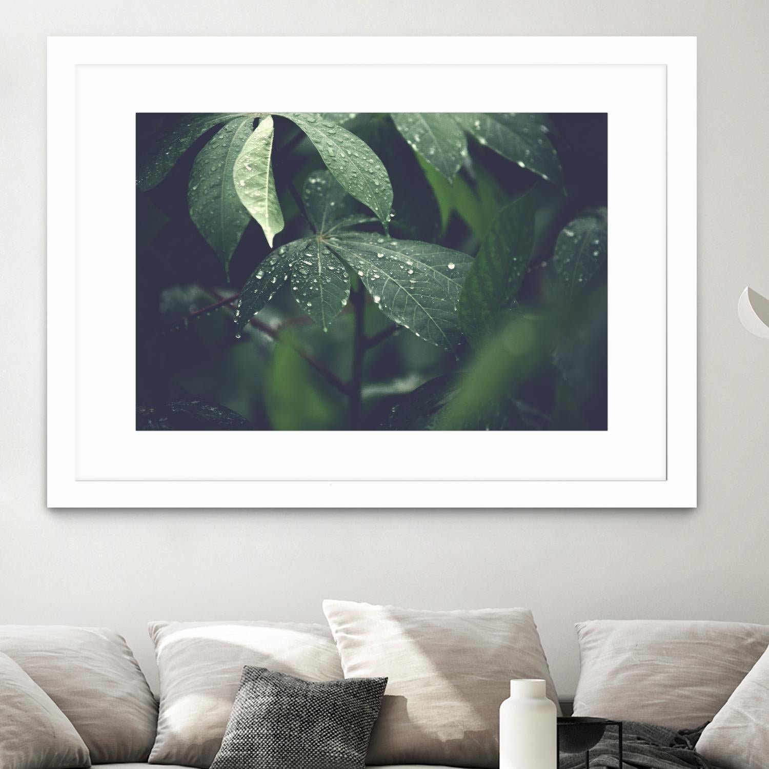 Leaves by Pexels on GIANT ART - black botany