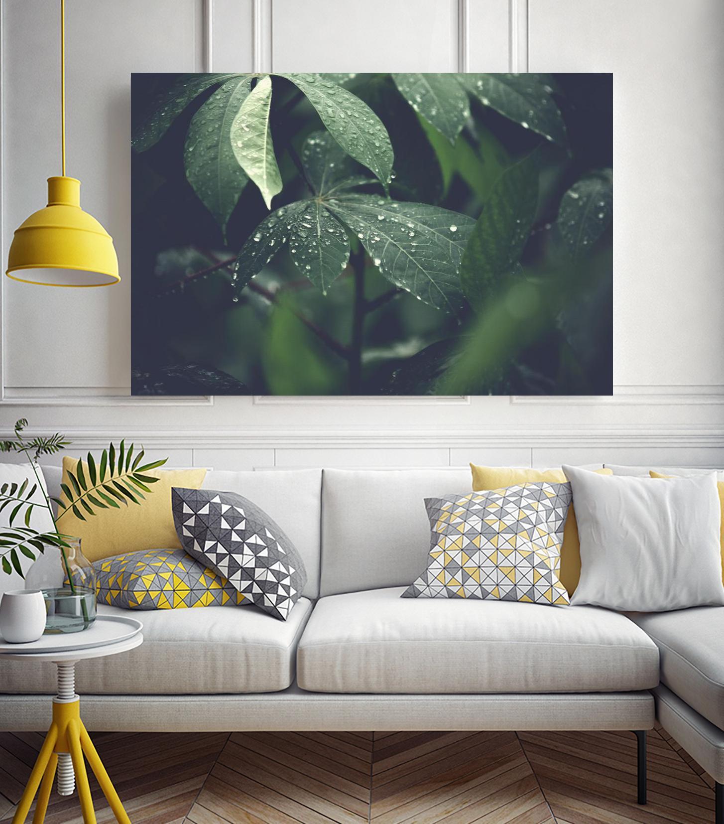 Leaves by Pexels on GIANT ART - black botany
