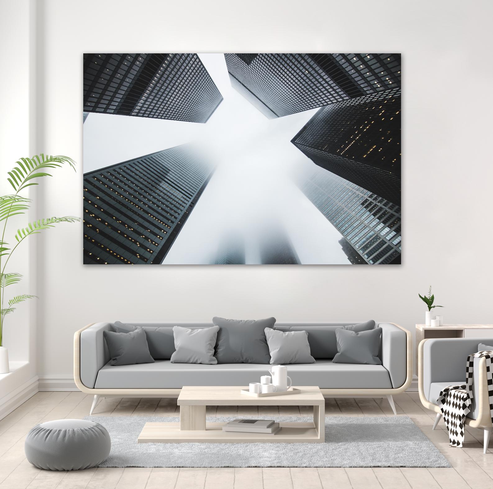 Skyline by Pexels on GIANT ART - white architectural