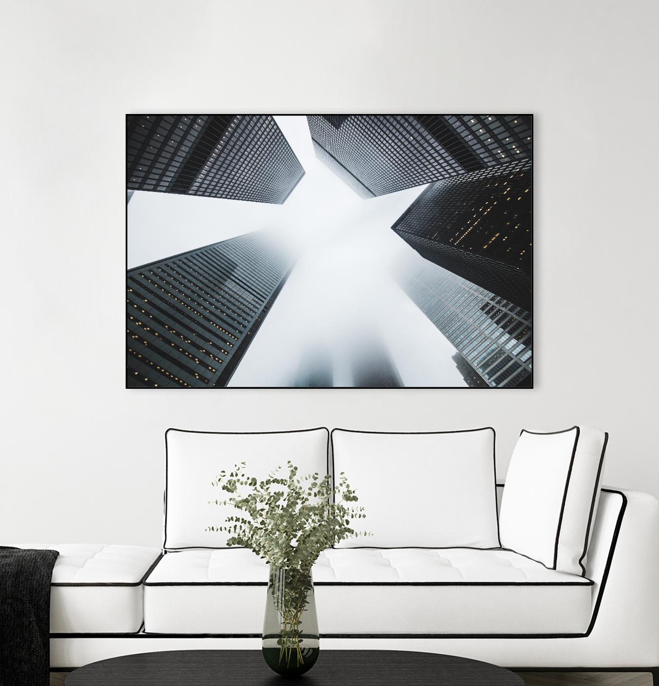 Skyline by Pexels on GIANT ART - white architectural