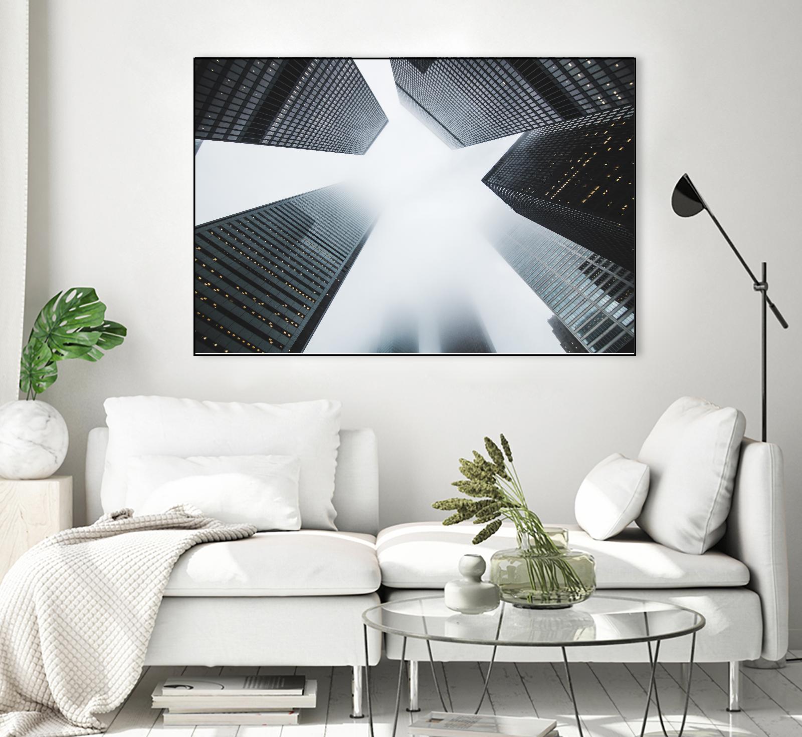 Skyline by Pexels on GIANT ART - white architectural