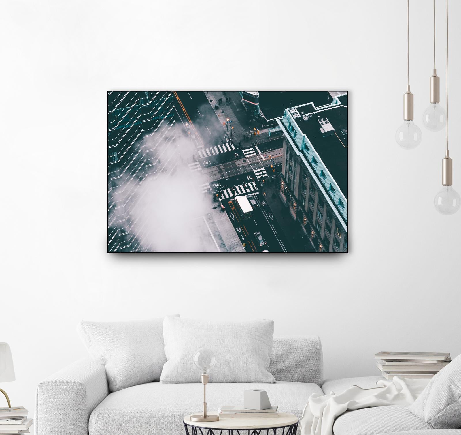 The street by Pexels on GIANT ART - white city scene