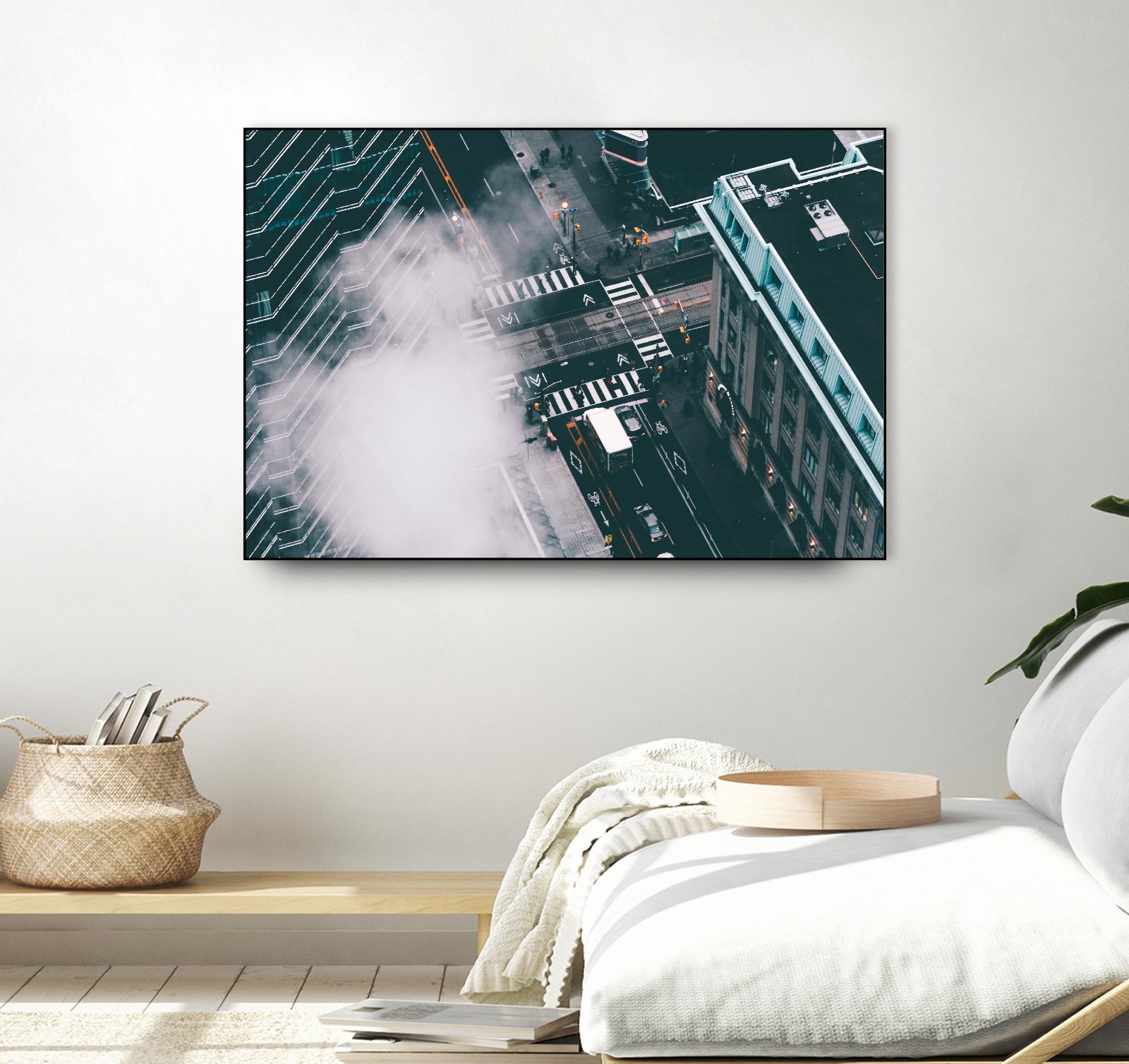 The street by Pexels on GIANT ART - white city scene