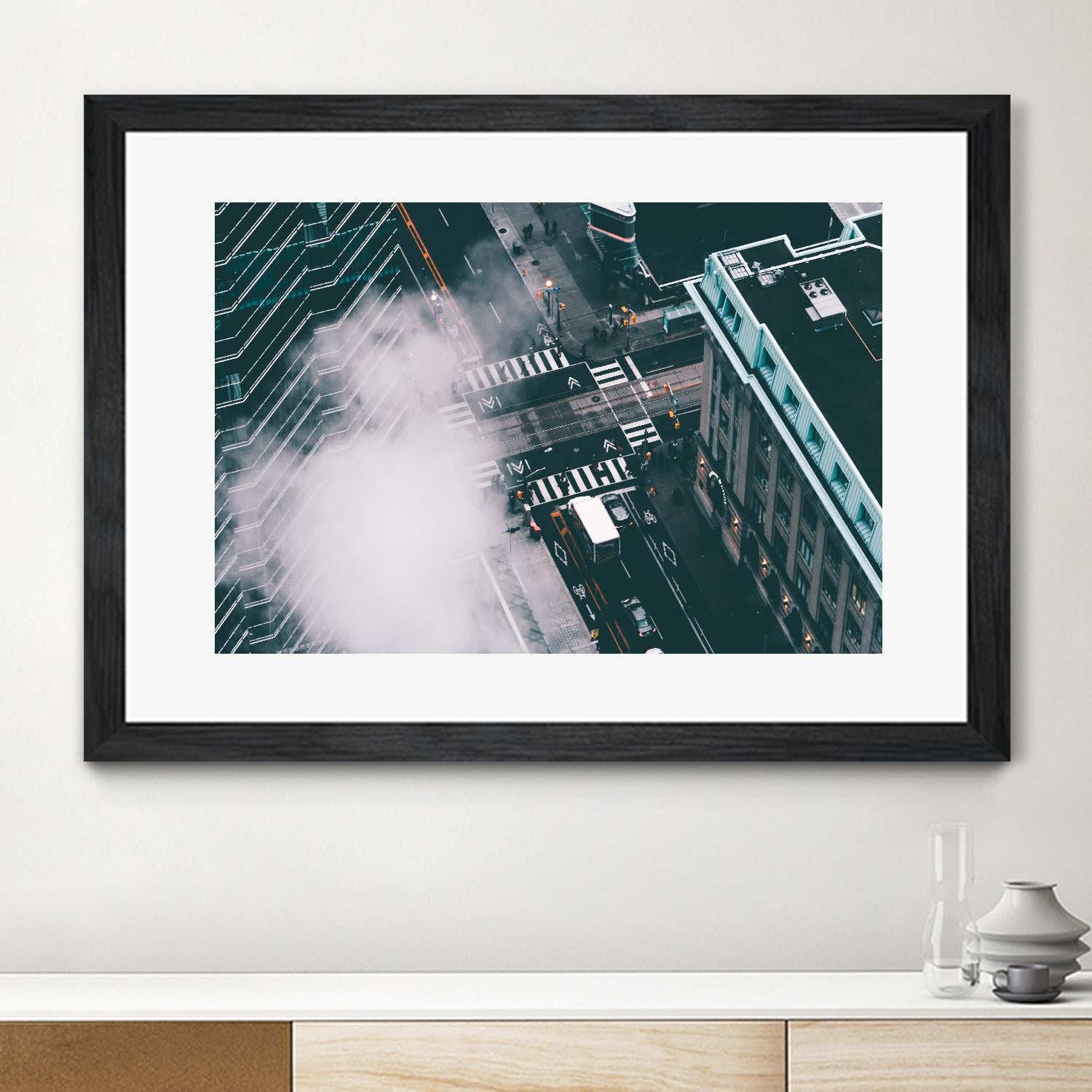 The street by Pexels on GIANT ART - white city scene