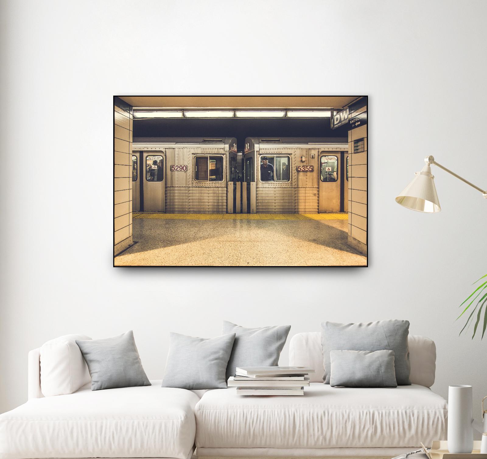 Metro by Pexels on GIANT ART - silver everyday life