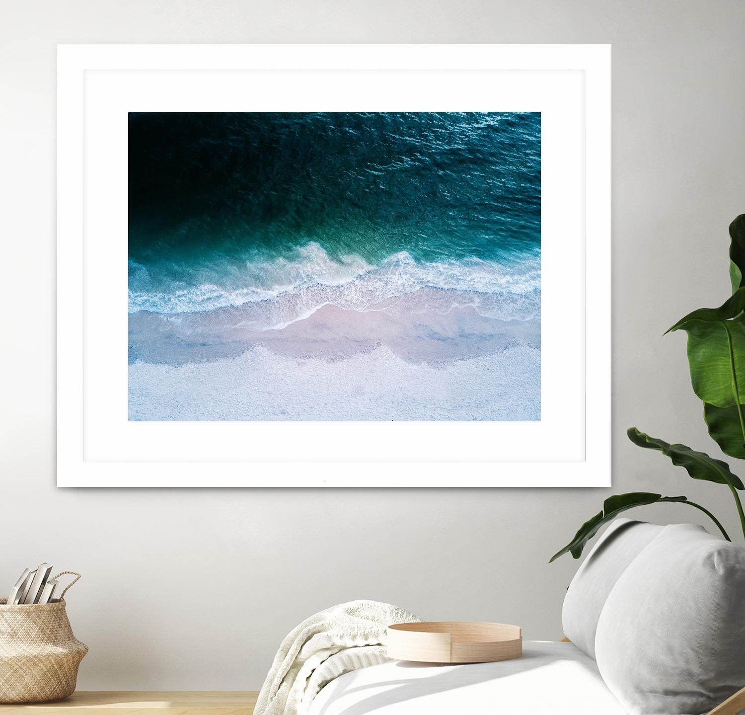 High tide by Pexels on GIANT ART - beige sea scene