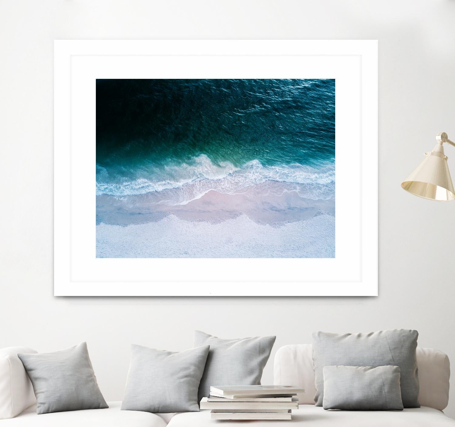 High tide by Pexels on GIANT ART - beige sea scene