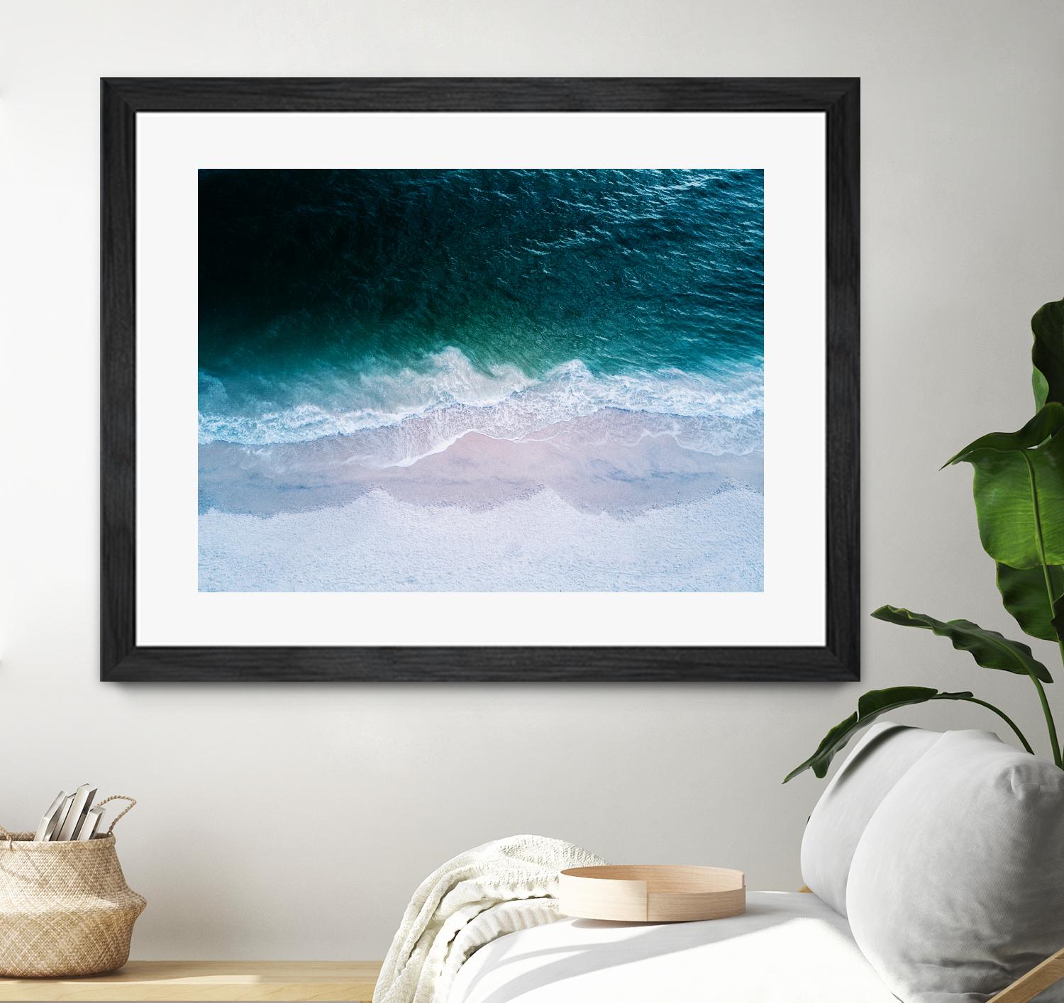 High tide by Pexels on GIANT ART - beige sea scene