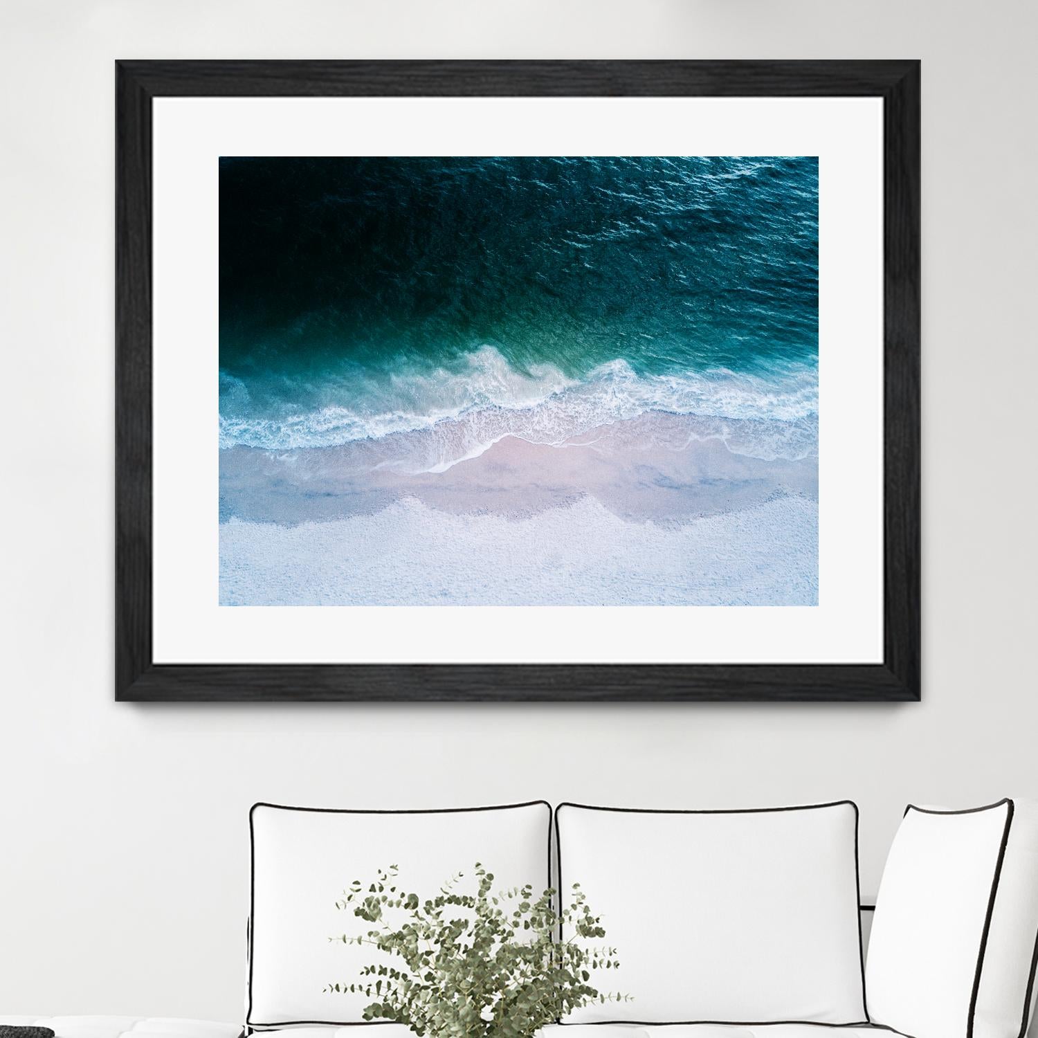 High tide by Pexels on GIANT ART - beige sea scene