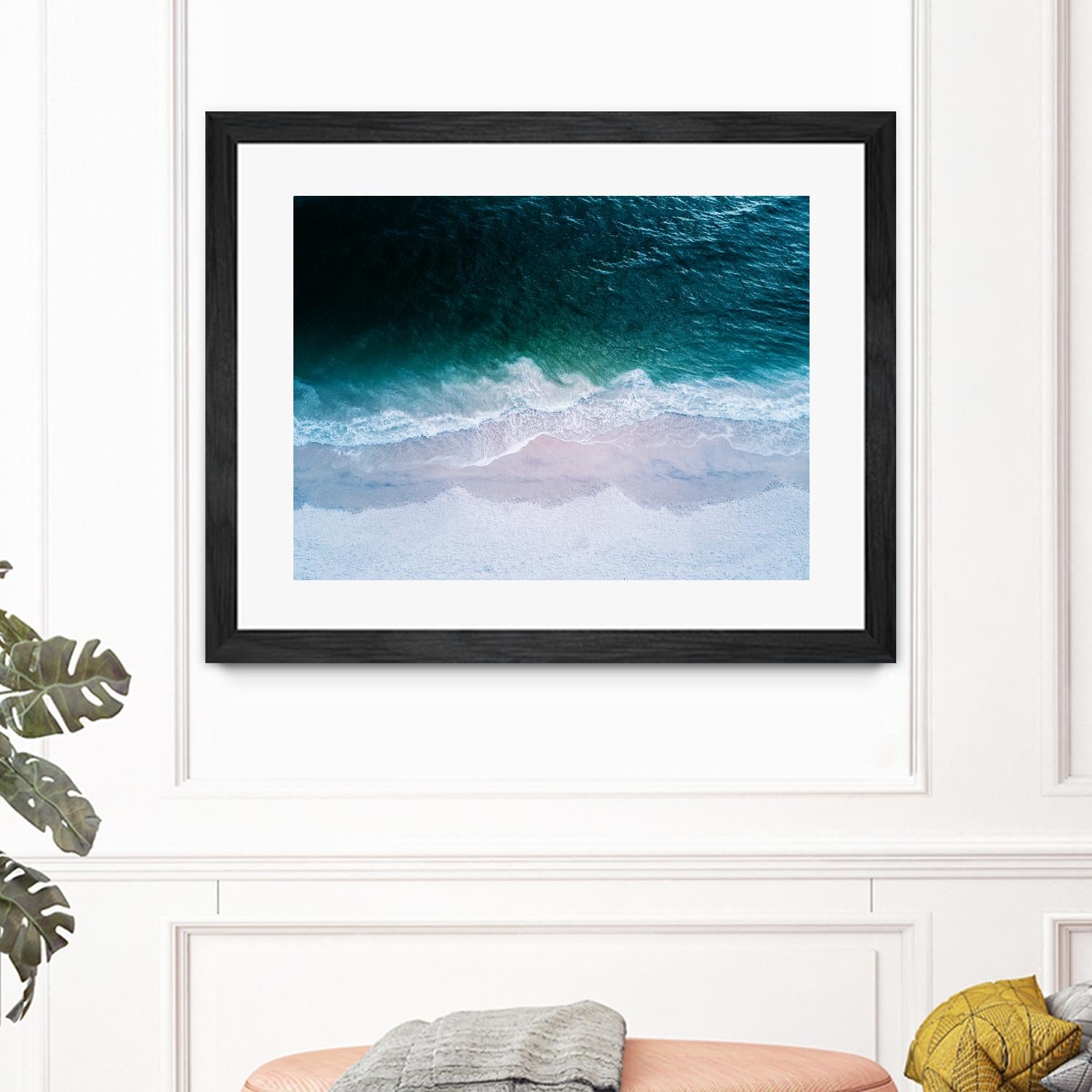 High tide by Pexels on GIANT ART - beige sea scene