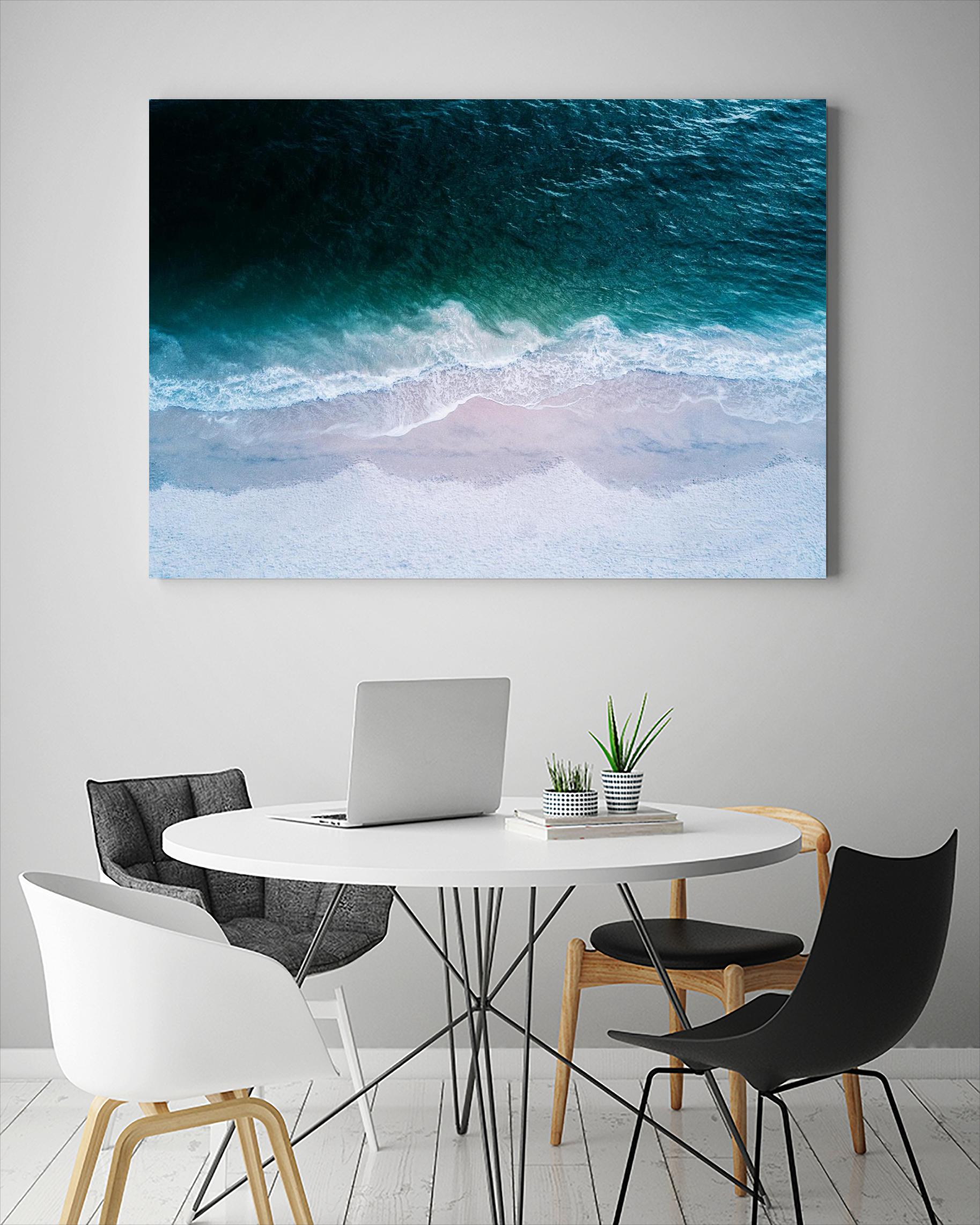 High tide by Pexels on GIANT ART - beige sea scene