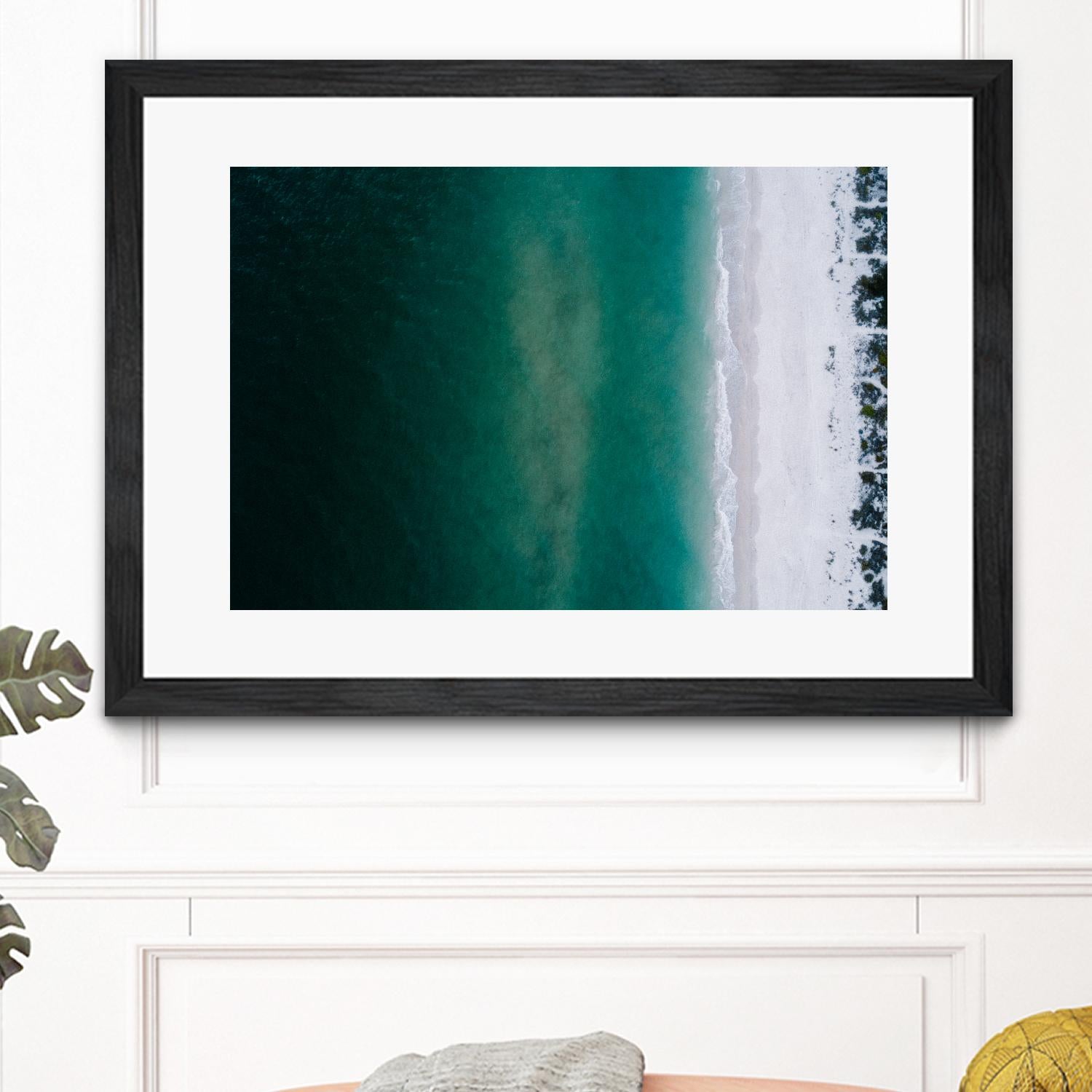 Shoreline by Pexels on GIANT ART - white sea scene