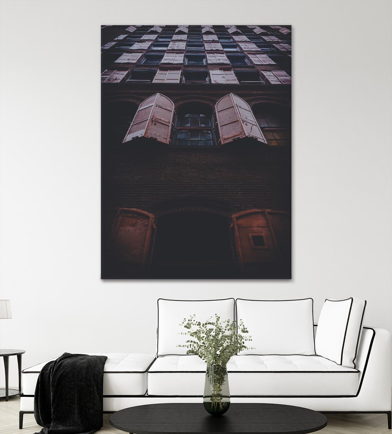 Windows IV by Pexels on GIANT ART - black architectural