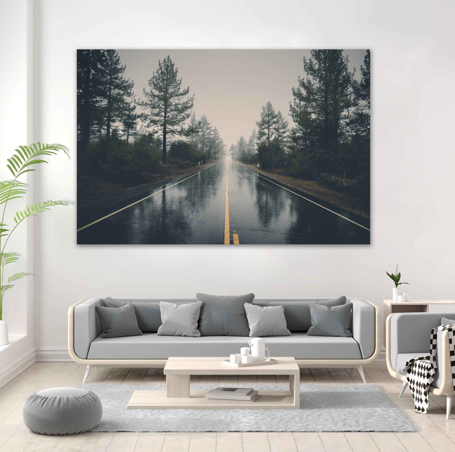 Rainy day by Pexels on GIANT ART - black landscape