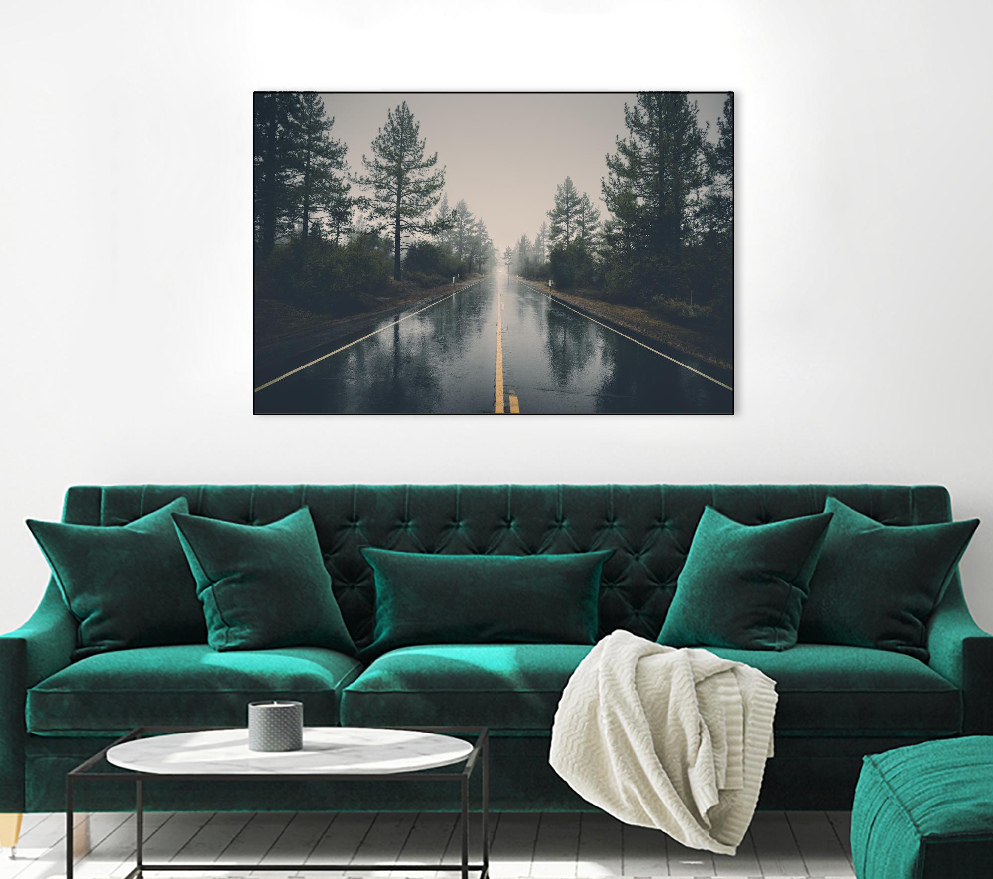 Rainy day by Pexels on GIANT ART - black landscape