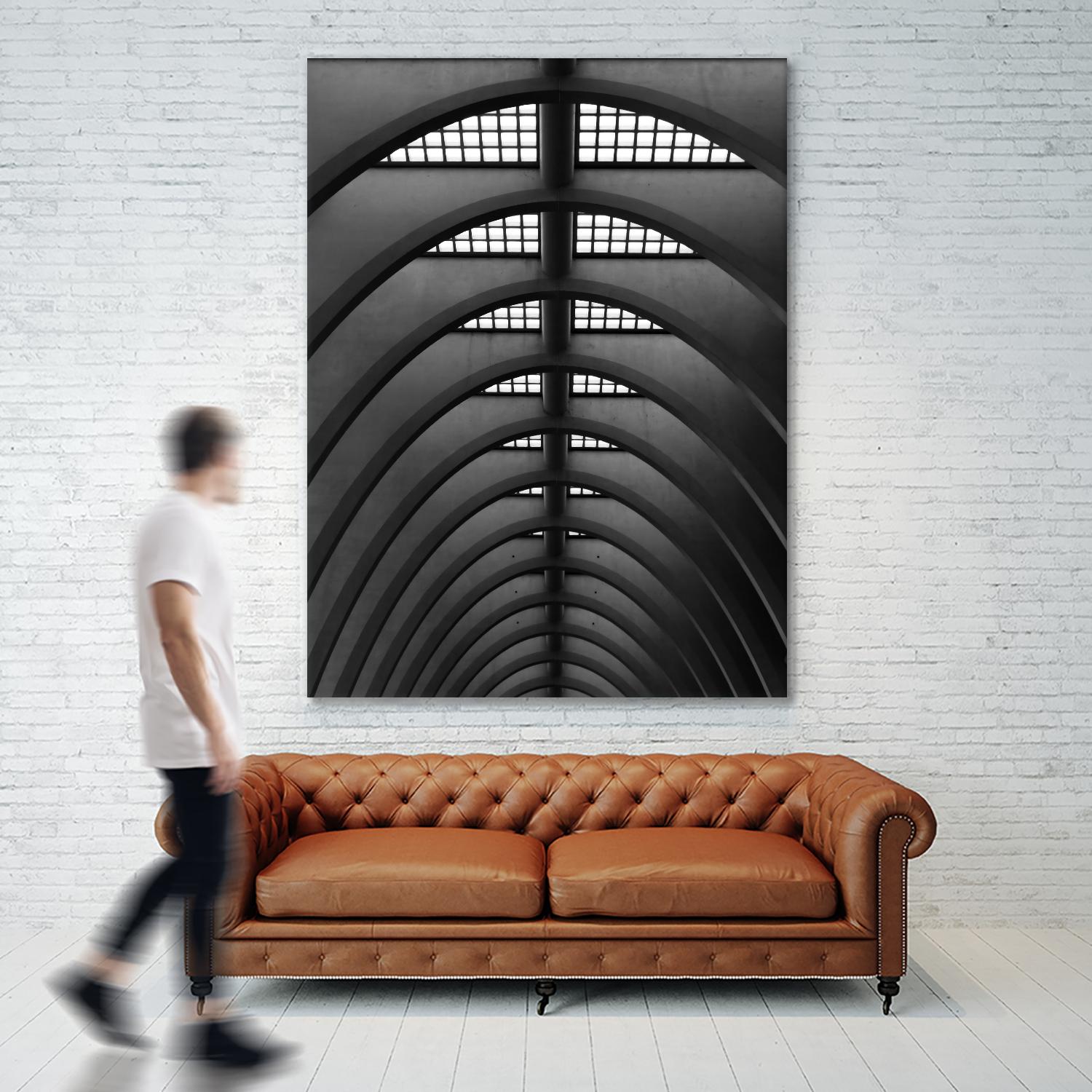 Ceiling by Pexels on GIANT ART - white architectural