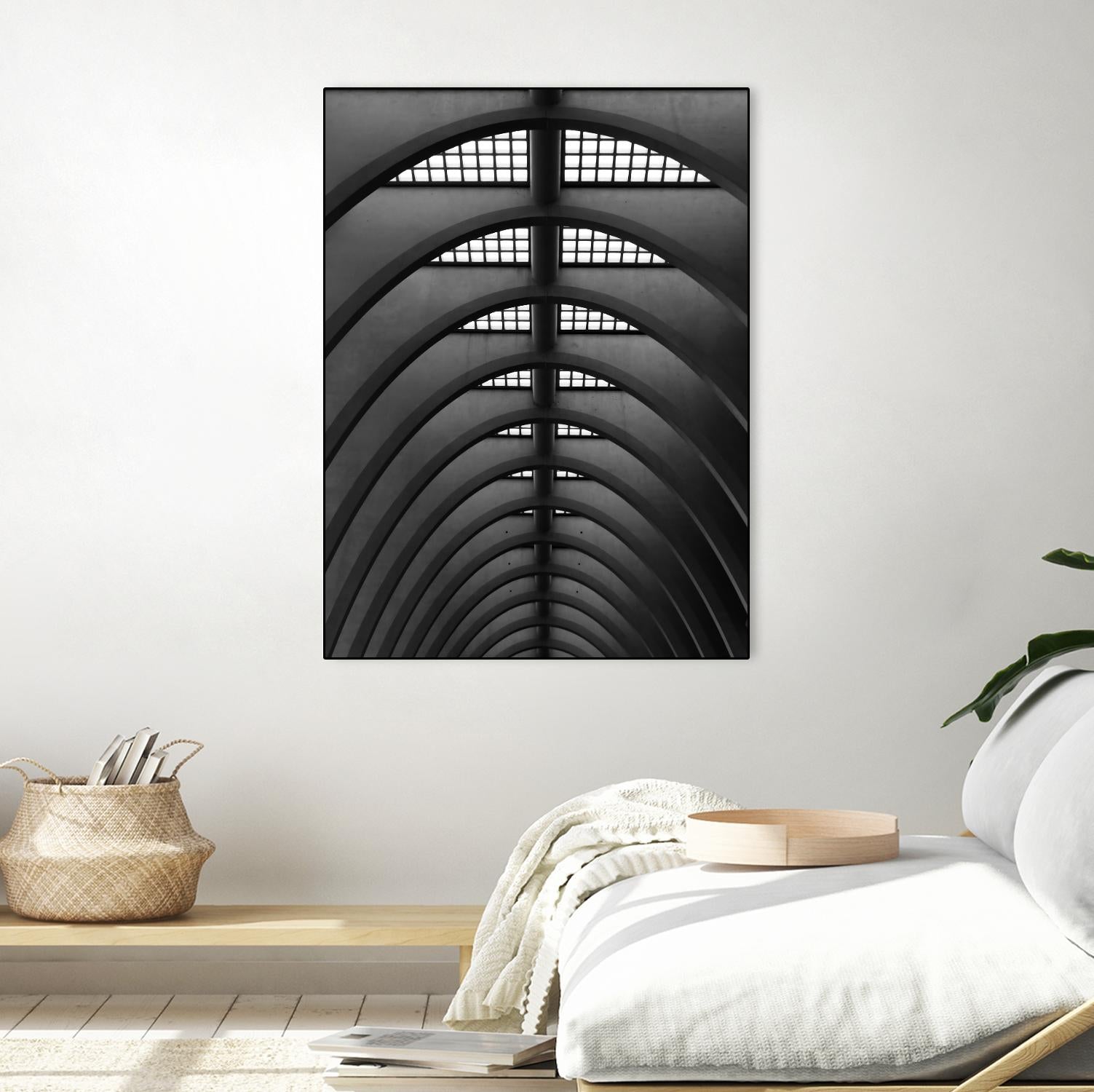 Ceiling by Pexels on GIANT ART - white architectural