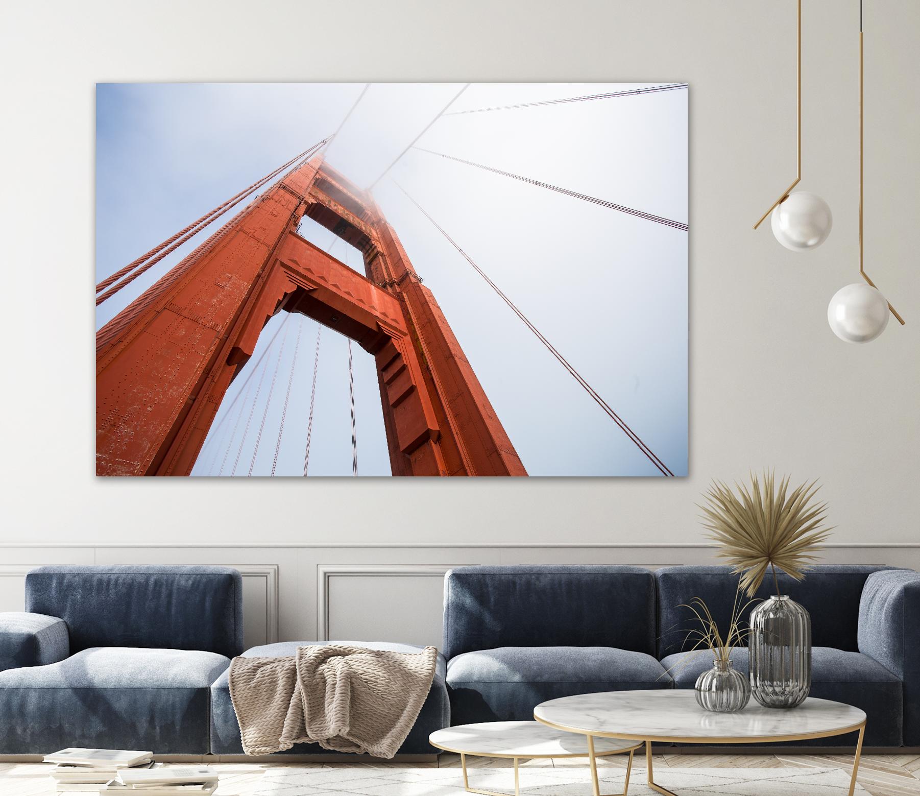 Bridge view by Pexels on GIANT ART - white architectural