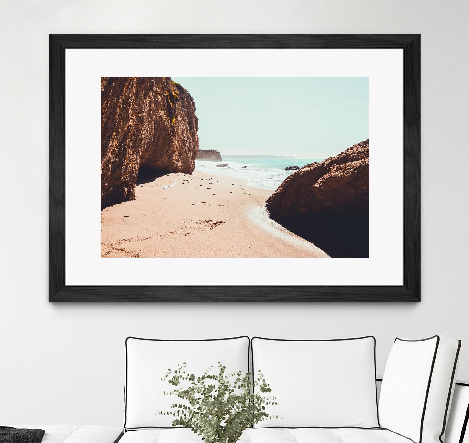 Perfect day by Pexels on GIANT ART - beige sea scene