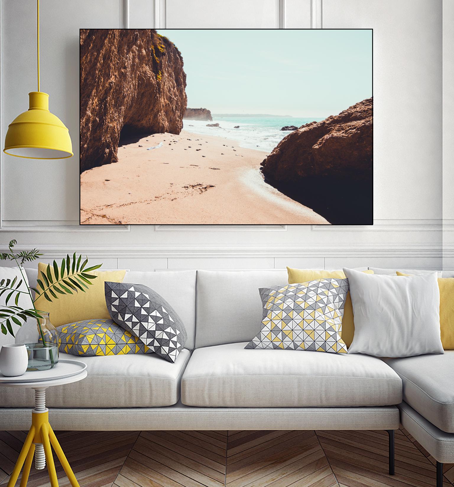 Perfect day by Pexels on GIANT ART - beige sea scene