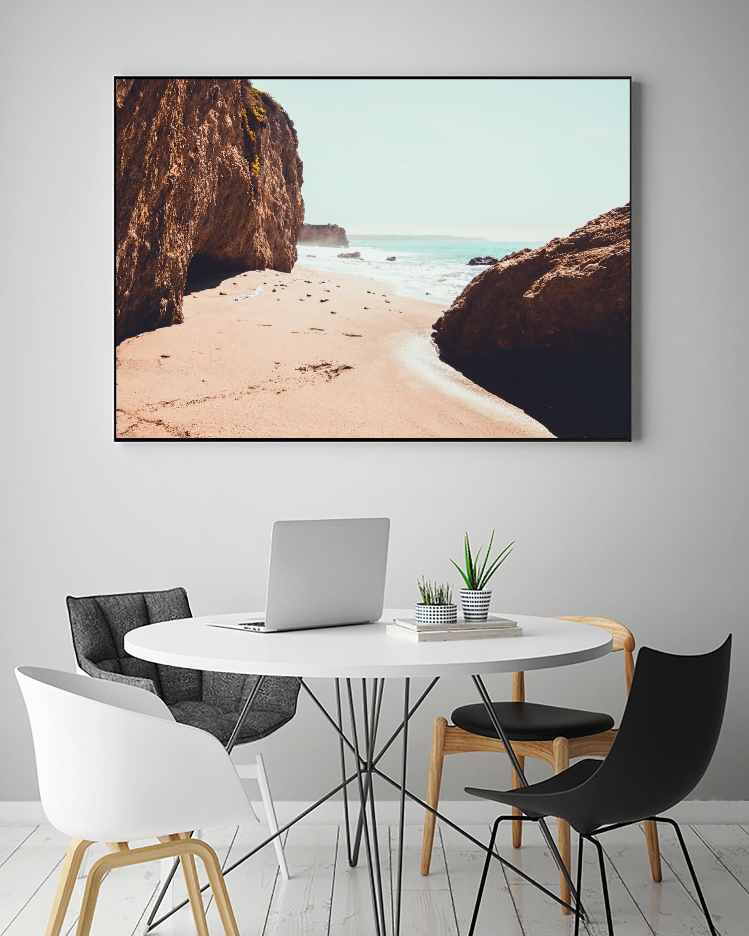 Perfect day by Pexels on GIANT ART - beige sea scene