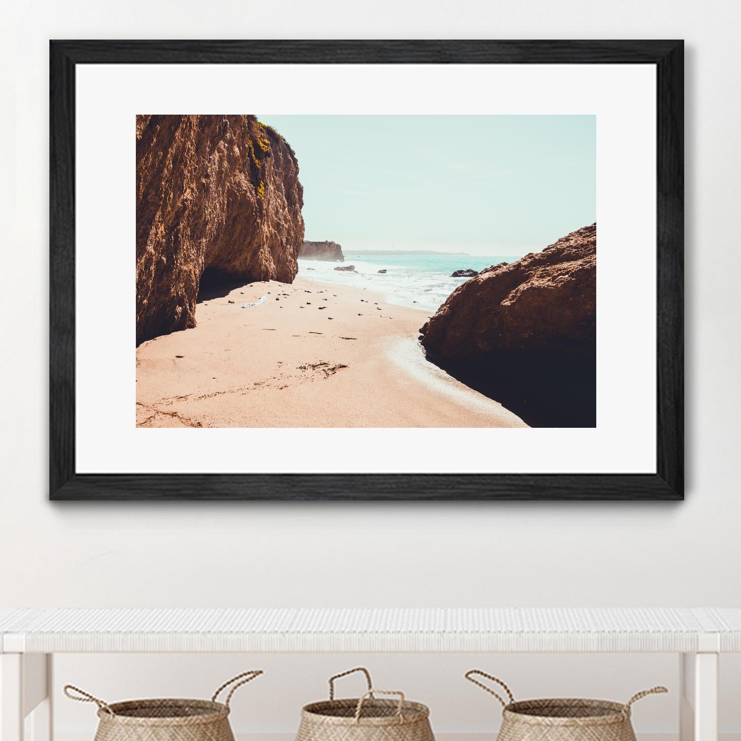 Perfect day by Pexels on GIANT ART - beige sea scene