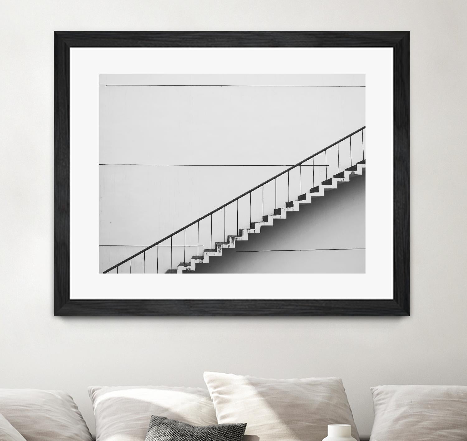 Diagonal Staircase by Pexels on GIANT ART - white photo art