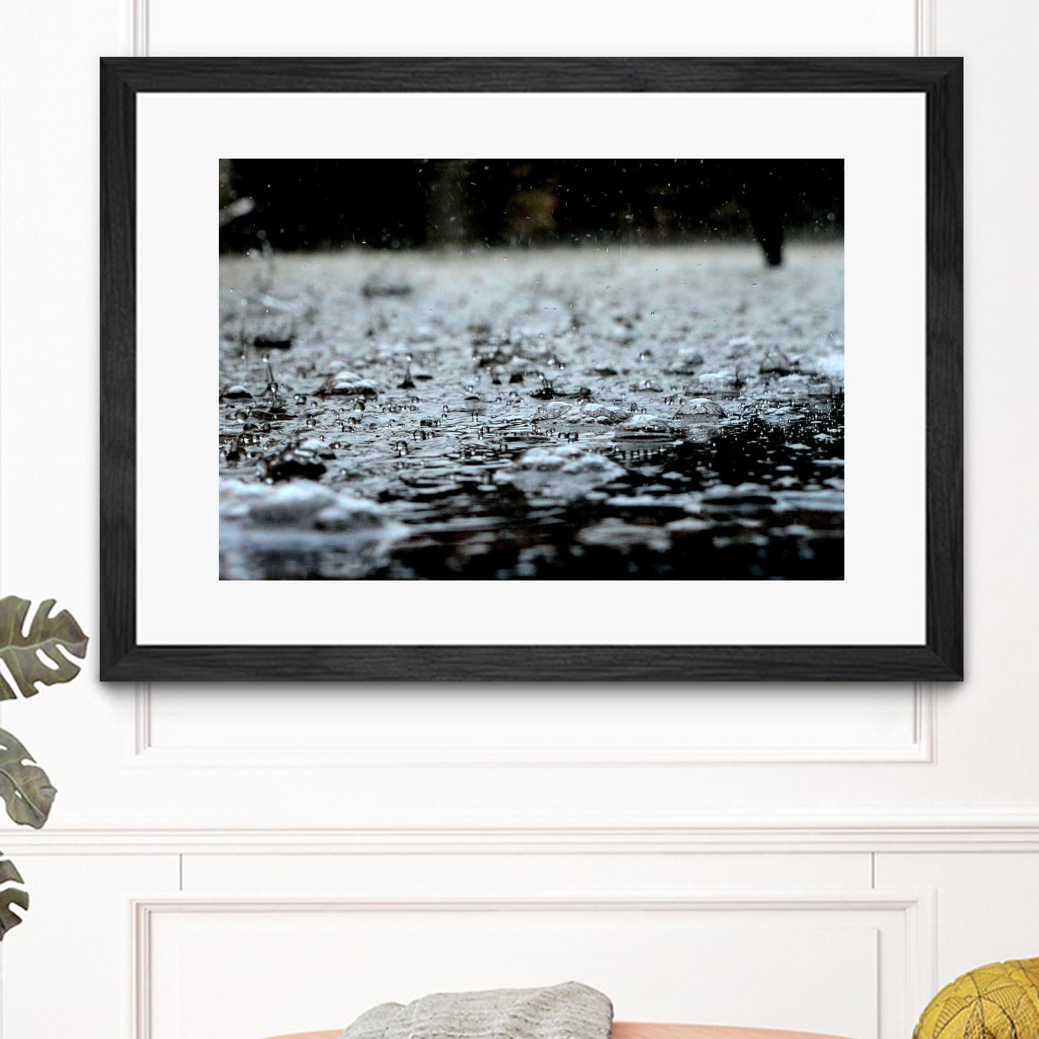 It's raining outside by Pexels on GIANT ART - grey photo art