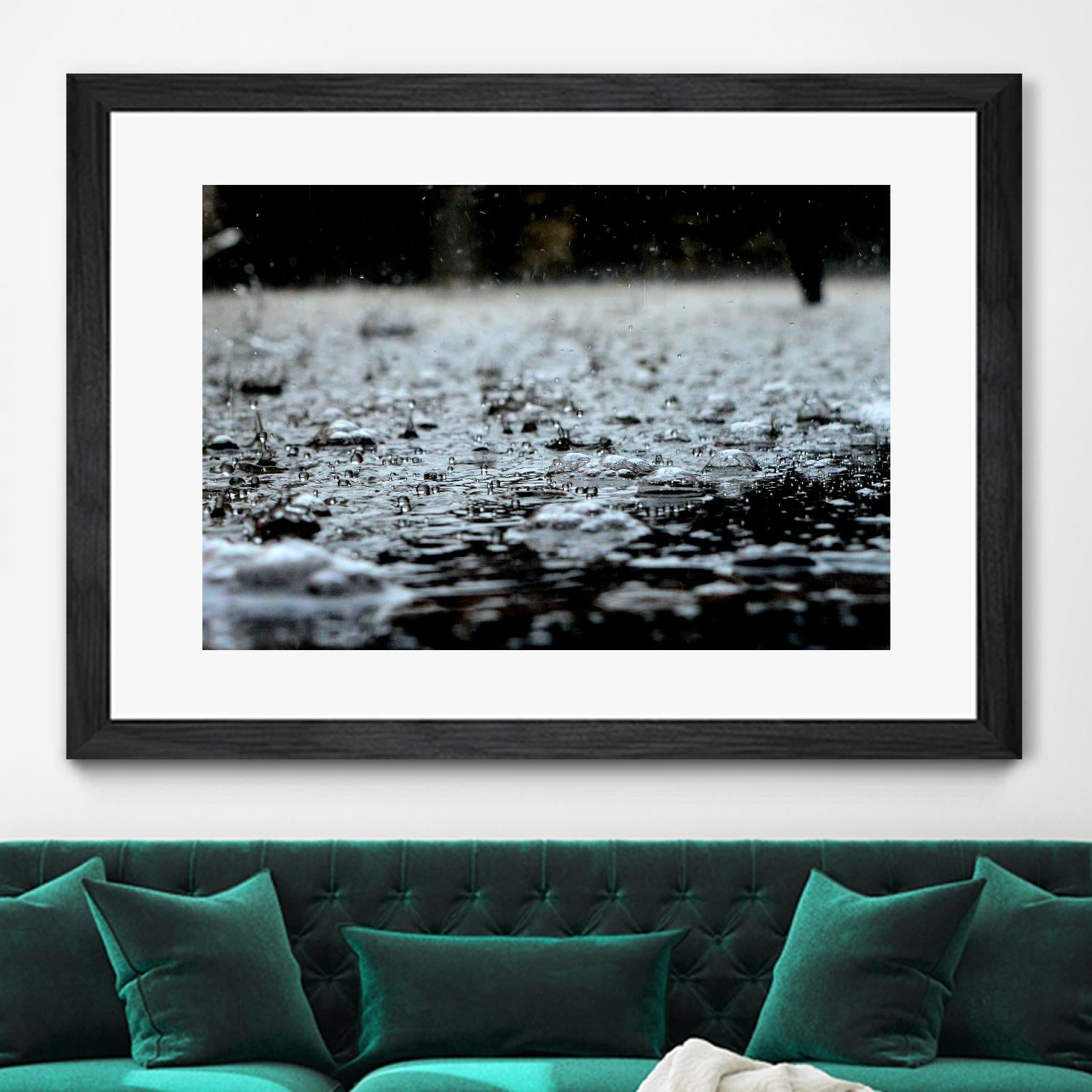 It's raining outside by Pexels on GIANT ART - grey photo art