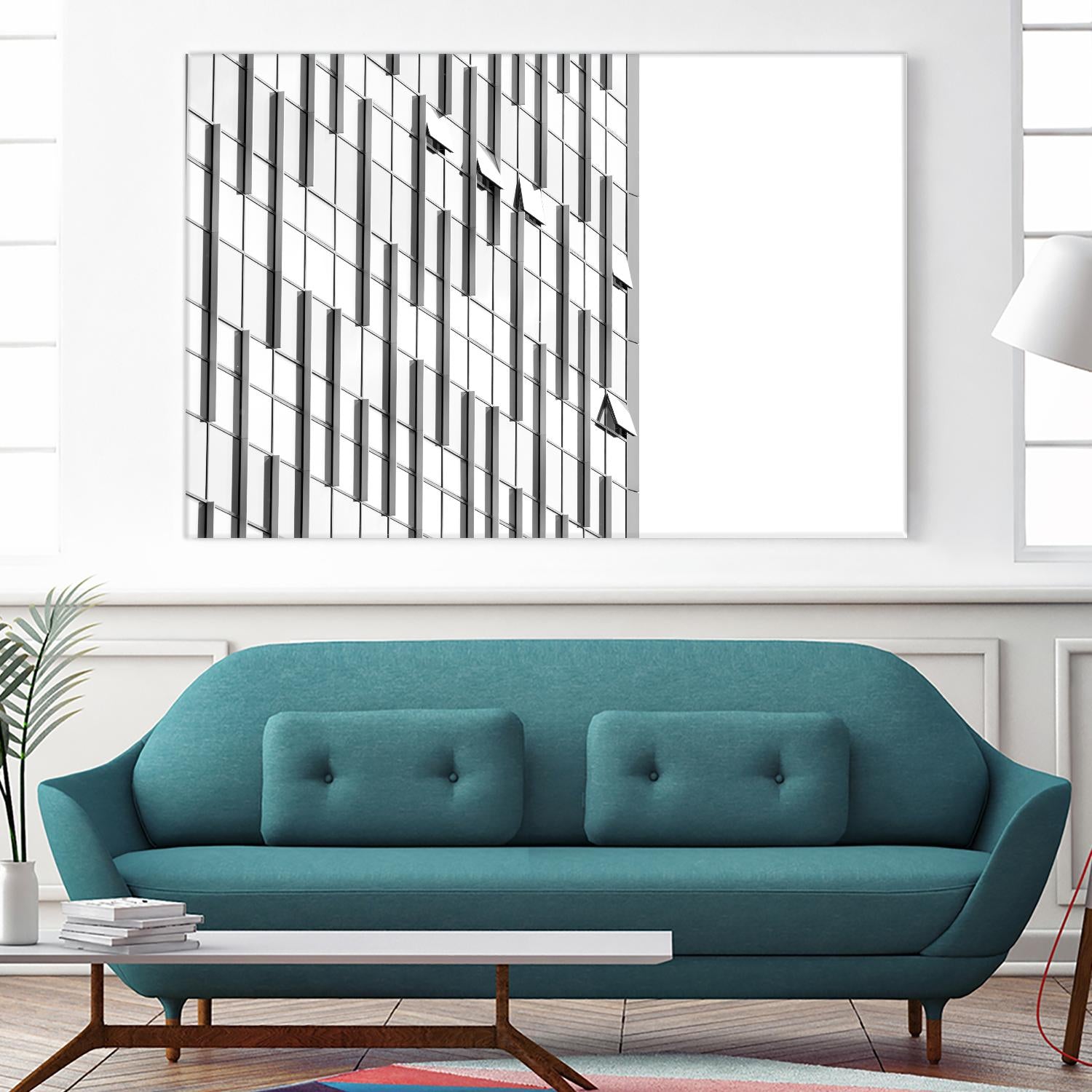 Façade VIII by Pexels on GIANT ART - black architectural