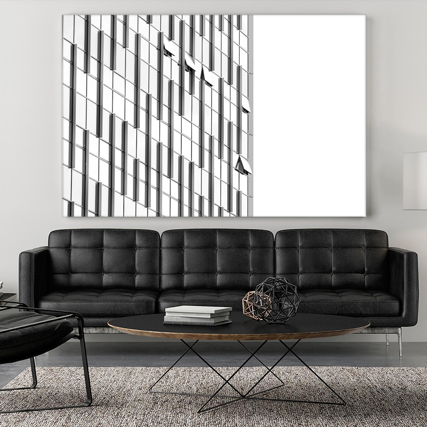 Façade VIII by Pexels on GIANT ART - black architectural