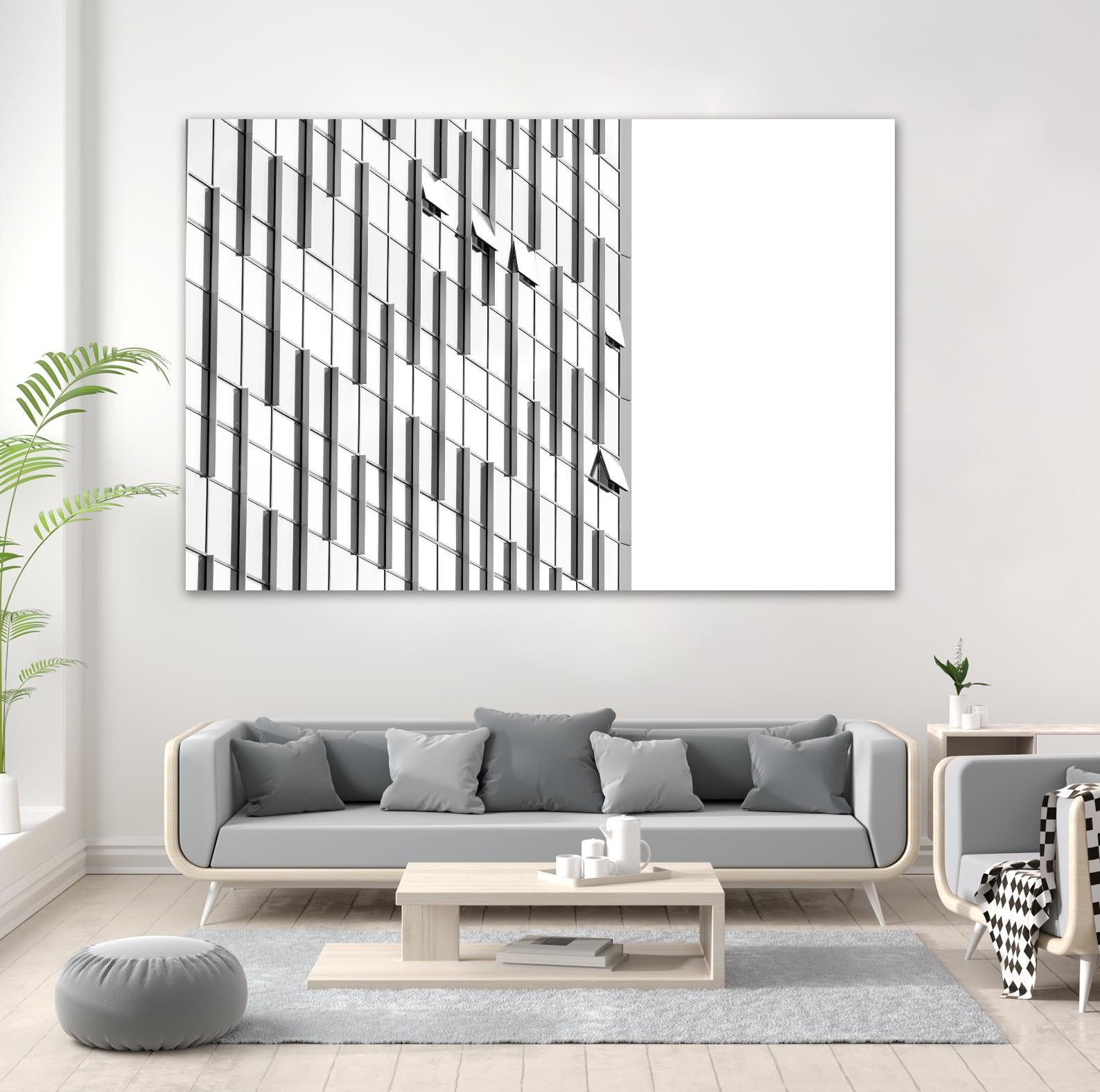 Façade VIII by Pexels on GIANT ART - black architectural