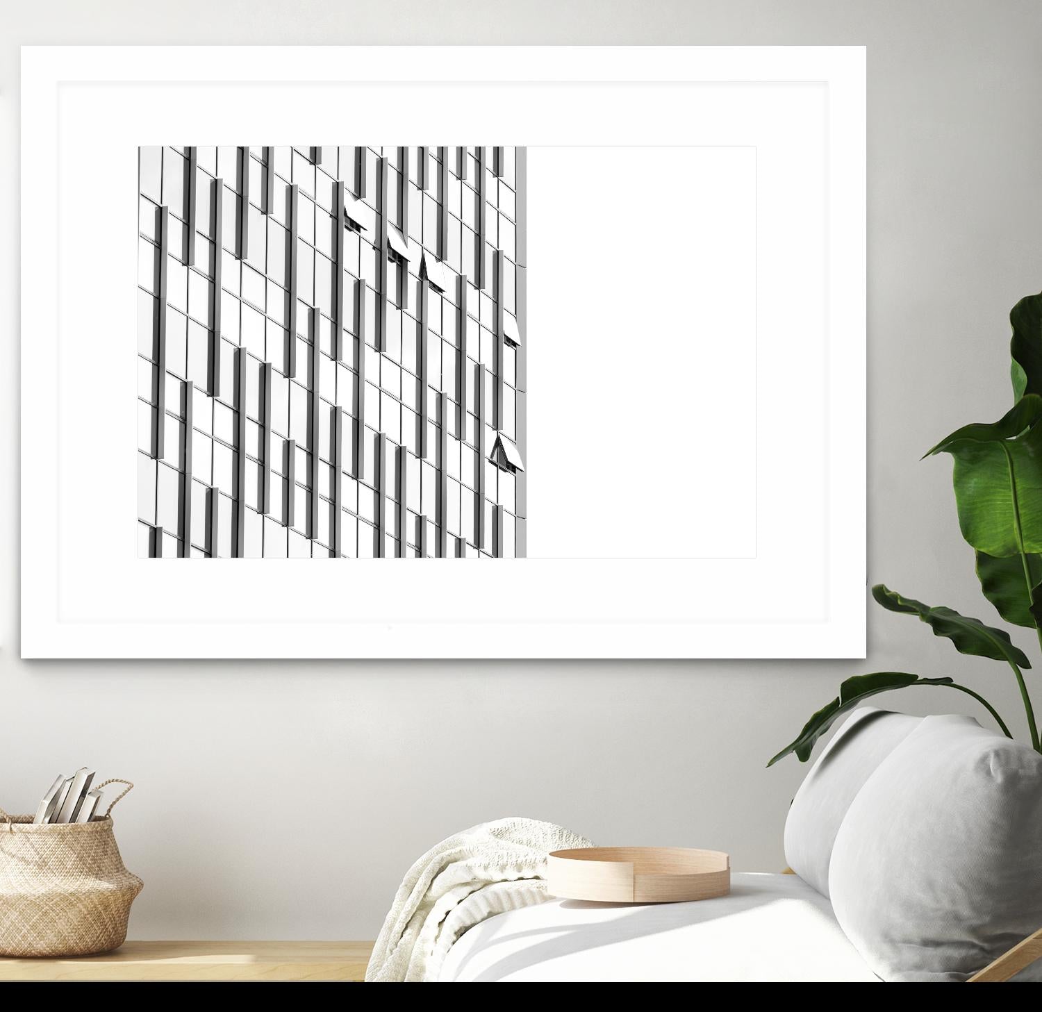 Façade VIII by Pexels on GIANT ART - white architectural