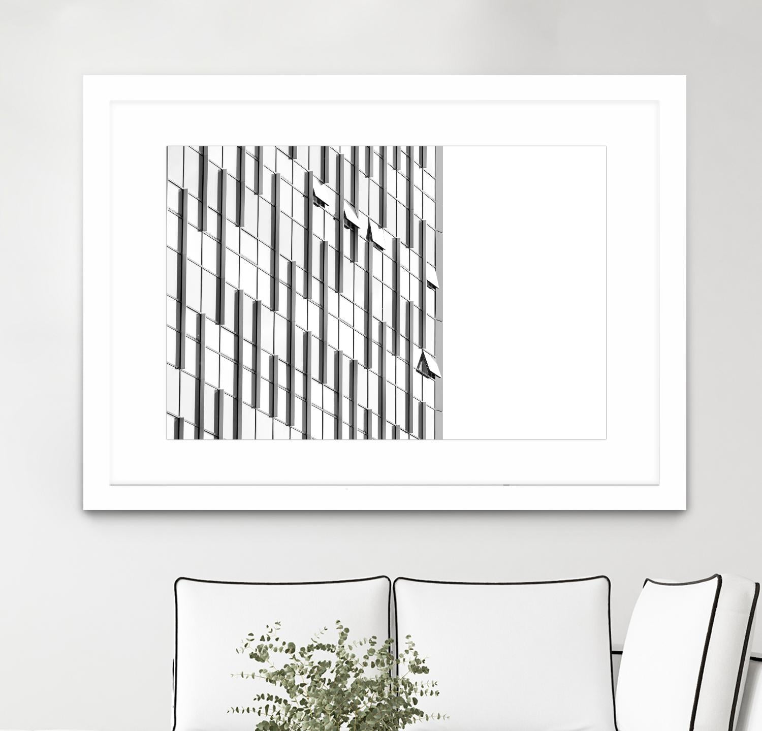 Façade VIII by Pexels on GIANT ART - white architectural