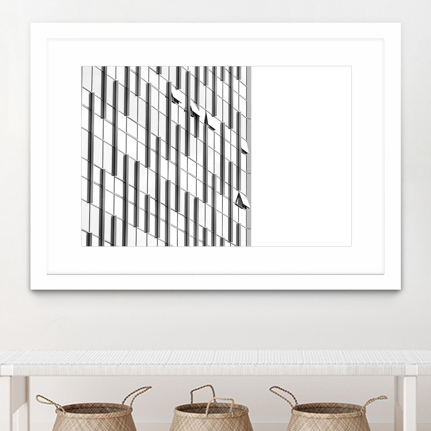 Façade VIII by Pexels on GIANT ART - white architectural