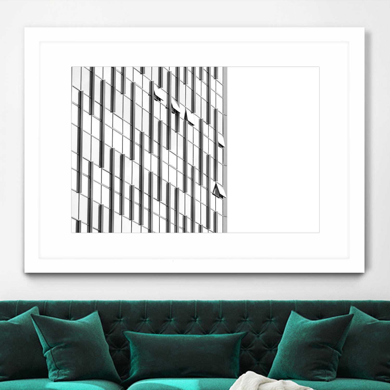 Façade VIII by Pexels on GIANT ART - white architectural