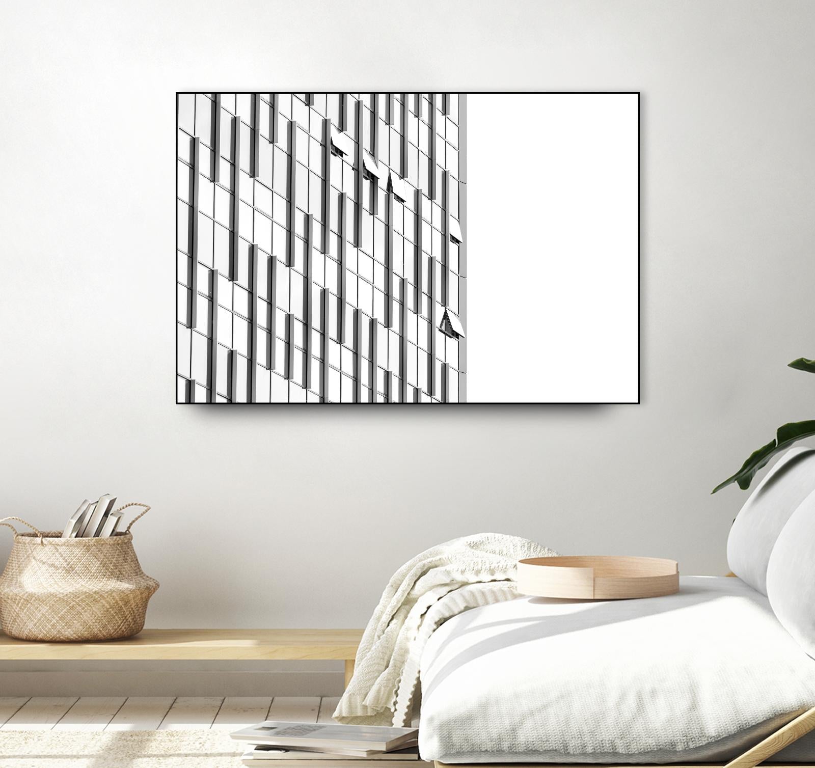 Façade VIII by Pexels on GIANT ART - black architectural