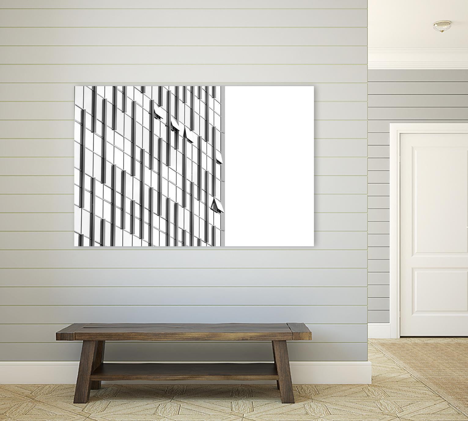 Façade VIII by Pexels on GIANT ART - white architectural