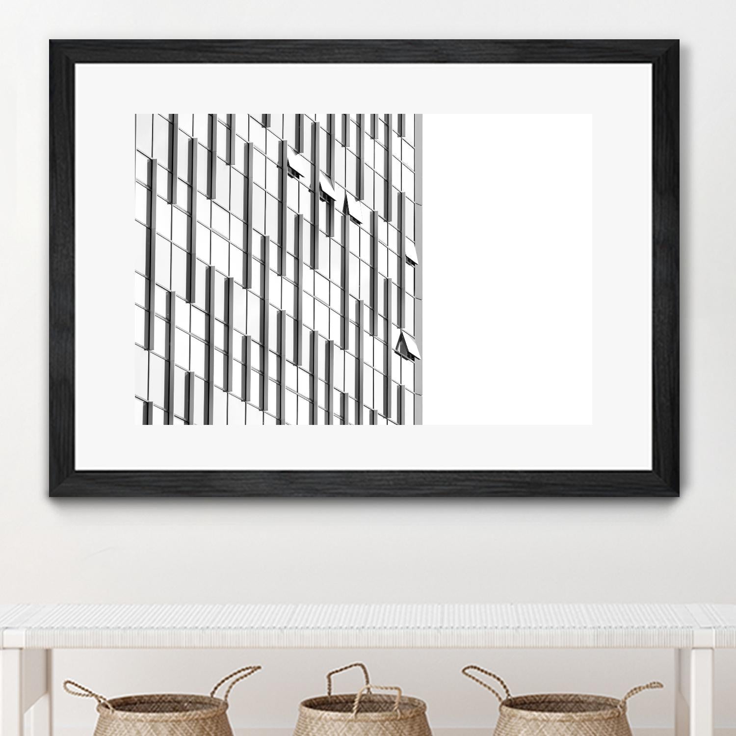 Façade VIII by Pexels on GIANT ART - white architectural