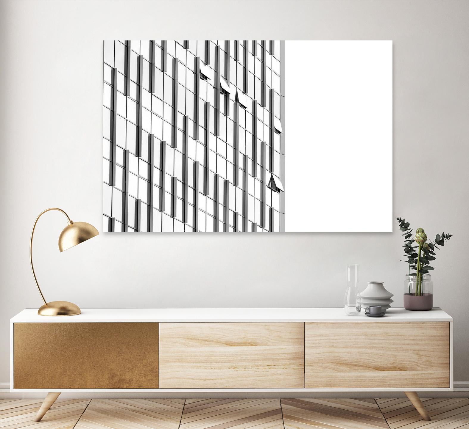 Façade VIII by Pexels on GIANT ART - white architectural