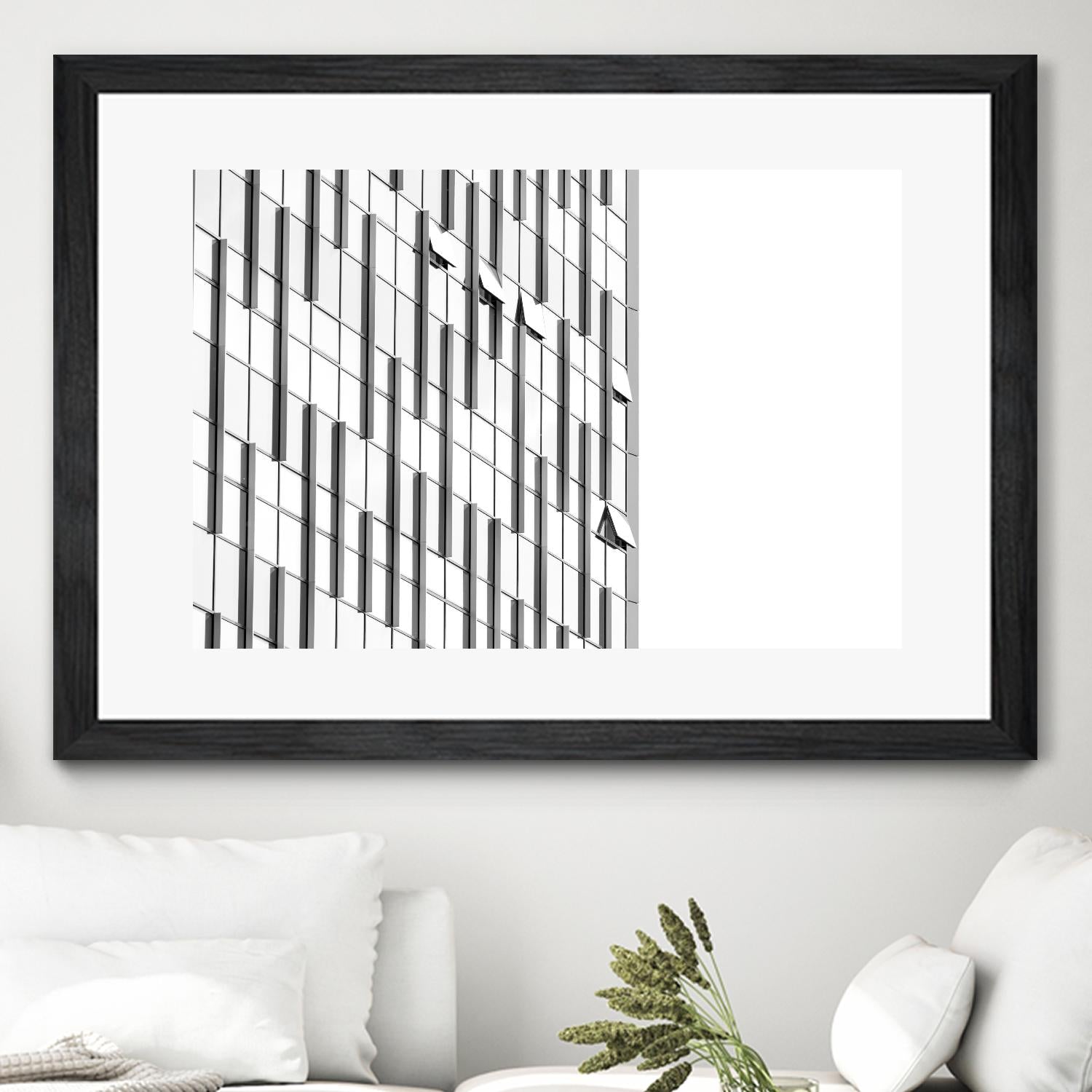 Façade VIII by Pexels on GIANT ART - white architectural