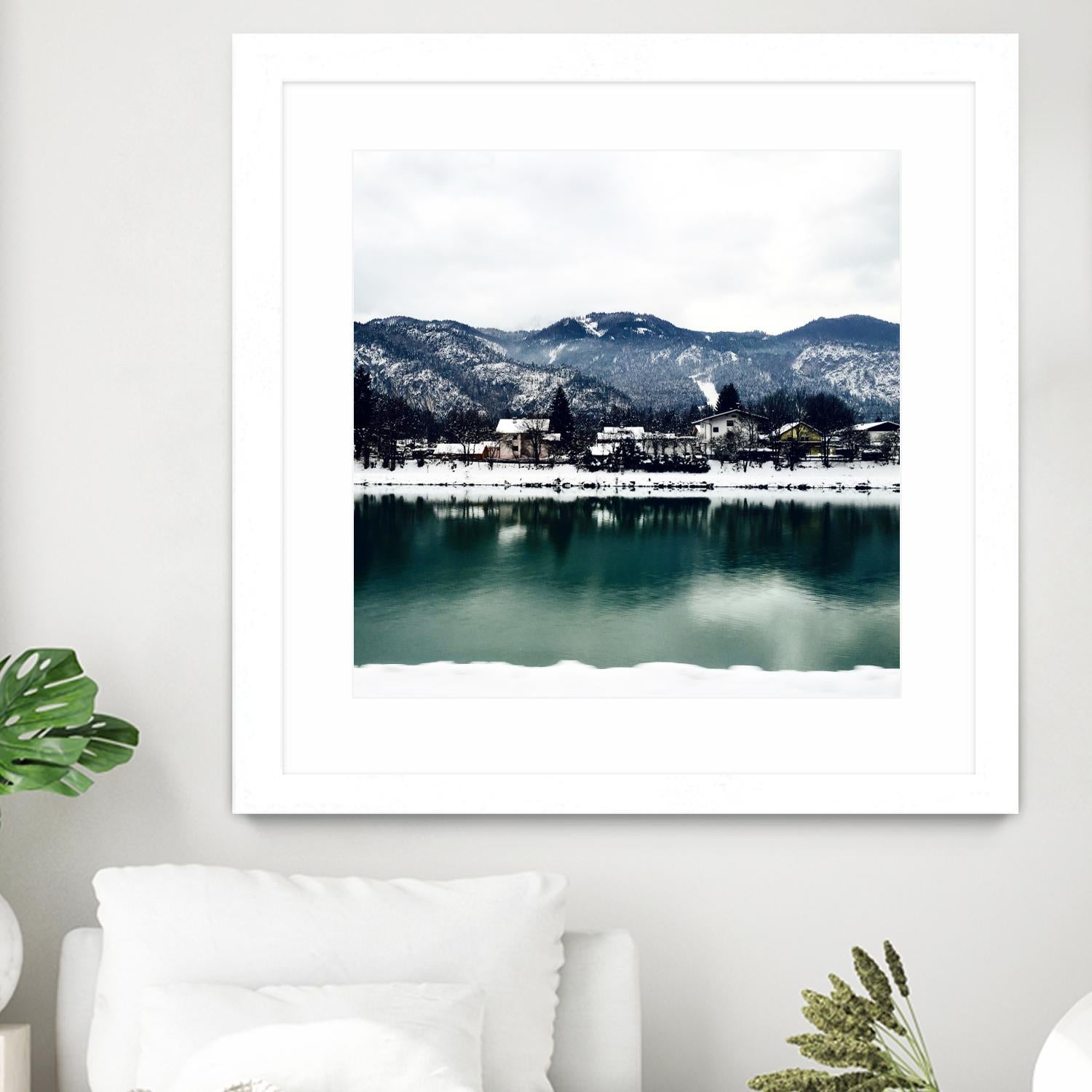 Winter paradise by Pexels on GIANT ART - green landscape