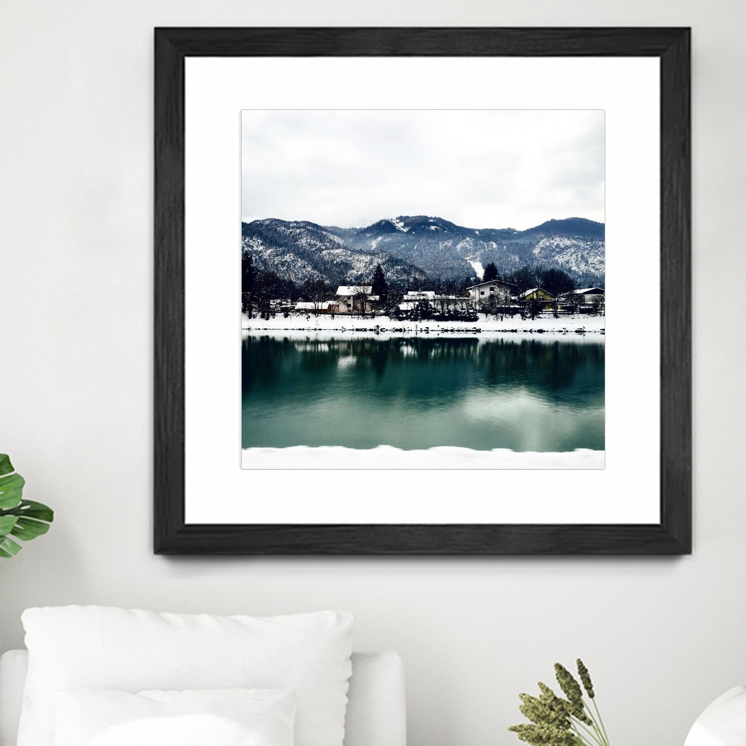 Winter paradise by Pexels on GIANT ART - green landscape